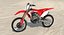 3D competition motorcycle honda crf250r