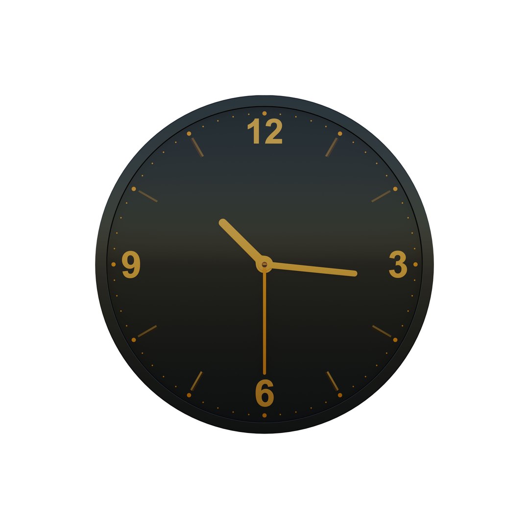 3D Simple Clock - TurboSquid 2017658