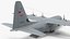 3D Lockheed C 130 Hercules US Military Transport with Humvee M1151