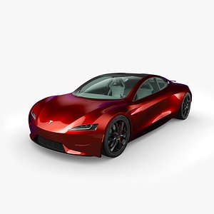 Tesla Roadster 2 with Interior