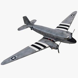 DC-3 US Air Force Rigged