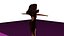 free low poly woman in dress 52
