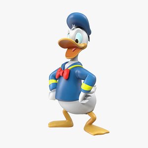 Disney Character Donald Duck Rigged for Maya