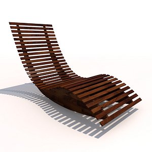 sun lounger - rocker 3d 3ds