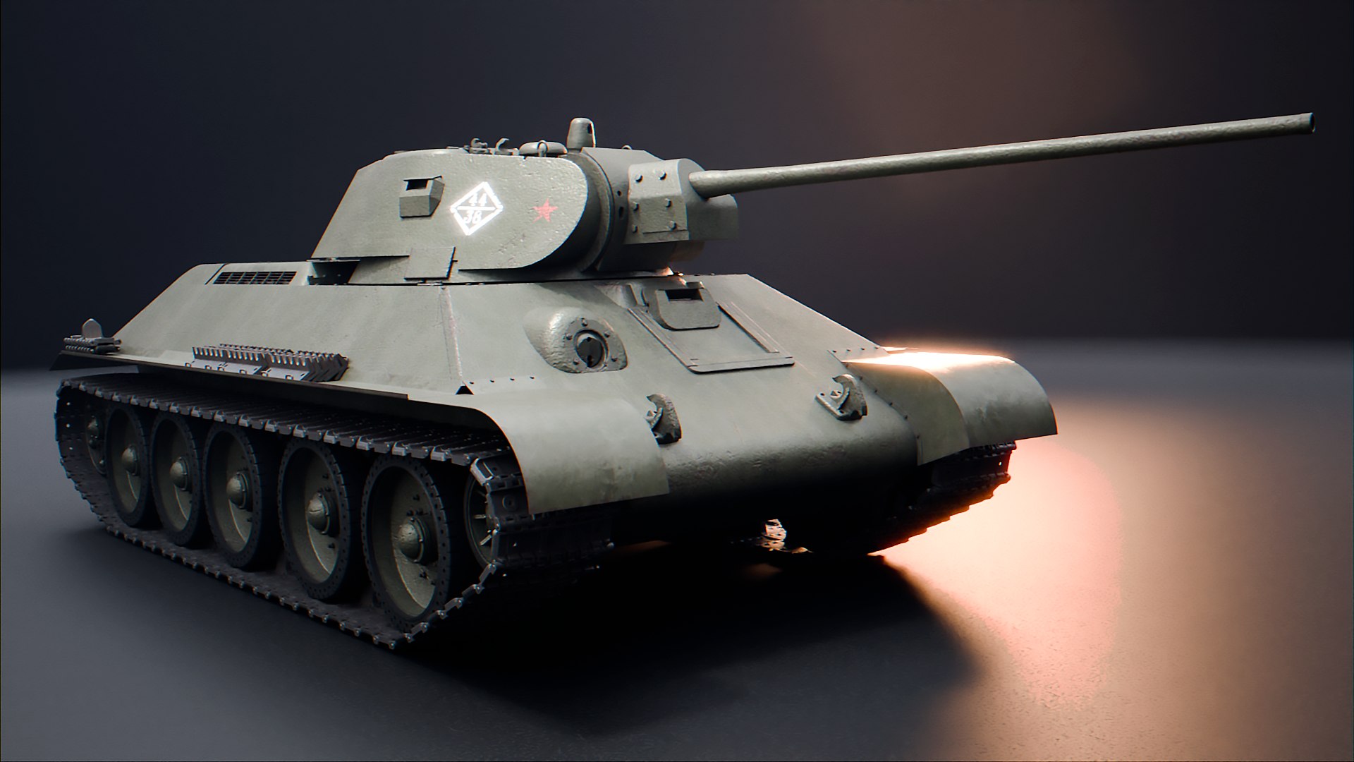 T-34 - WW2 Soviet Medium Tank Model - TurboSquid 2353420