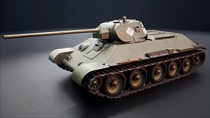 T-34 - WW2 Soviet Medium Tank model
