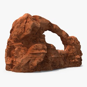 3d sandstone arch model