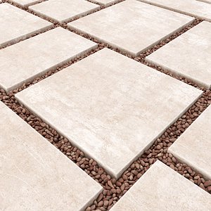 3D Paving pebble n27 model
