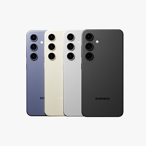 Samsung Galaxy S24 Plus in Official Colors 3D model