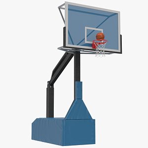 3D basketball rim goal ball