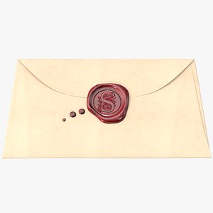 Envelope With Wax Seal