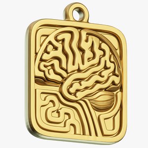 Abstract Science Medallion model
