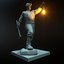 Mine-worker Collier 3D model Pitman 3D Printable Madenci Statue