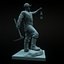 Mine-worker Collier 3D model Pitman 3D Printable Madenci Statue