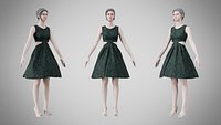 Dress 33 Shadow Garden Brocade v4