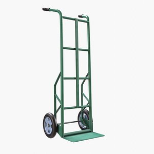 Green Steel Hand Truck