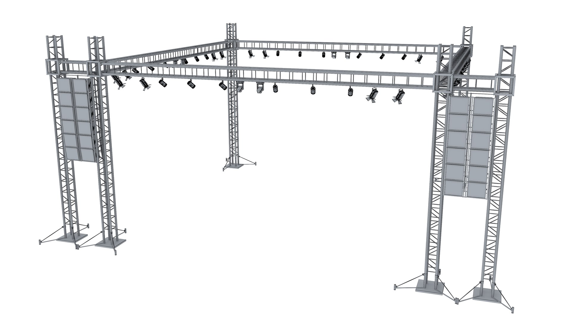 3D Truss - TurboSquid 2268269