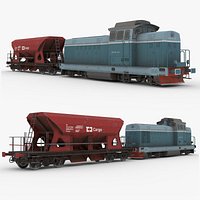 Cargo train PBR