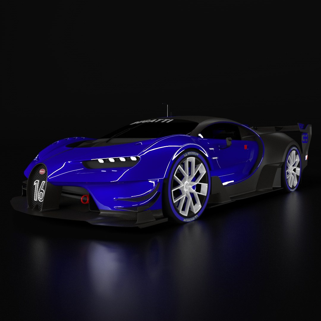 Bugatti Vision Gran Turismo 3D Model - TurboSquid 2310284
