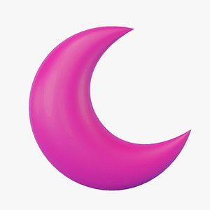 3D model Pink Moon Icon