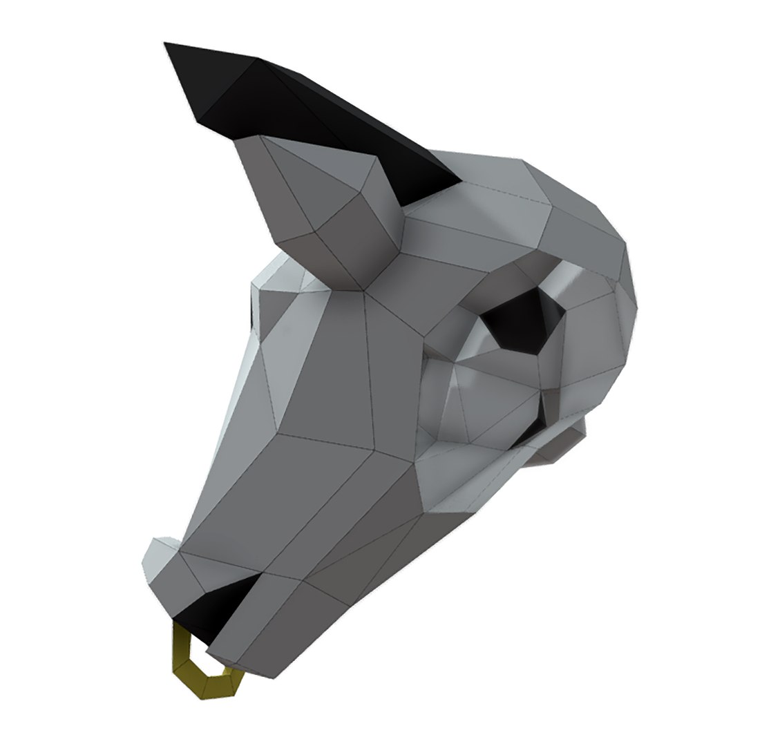 3D sculpture bull mask - TurboSquid 1514259