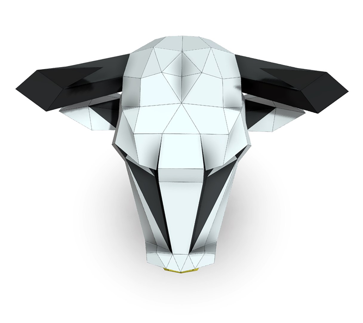 3D sculpture bull mask - TurboSquid 1514259
