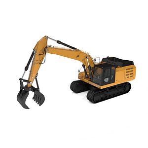 3d trash grapples track model