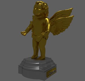 3D angel statue