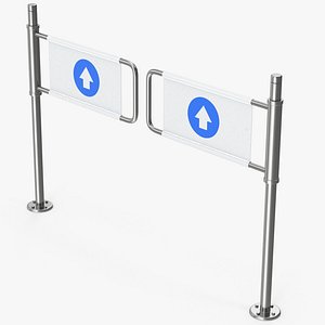 3D Supermarket Access Control Gate