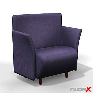 armchair chair 3d model