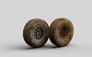 Old Car Wheels