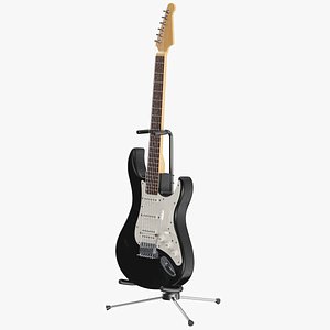 Electric Guitar With Stand