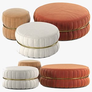 Black Tie Lillo Poufs