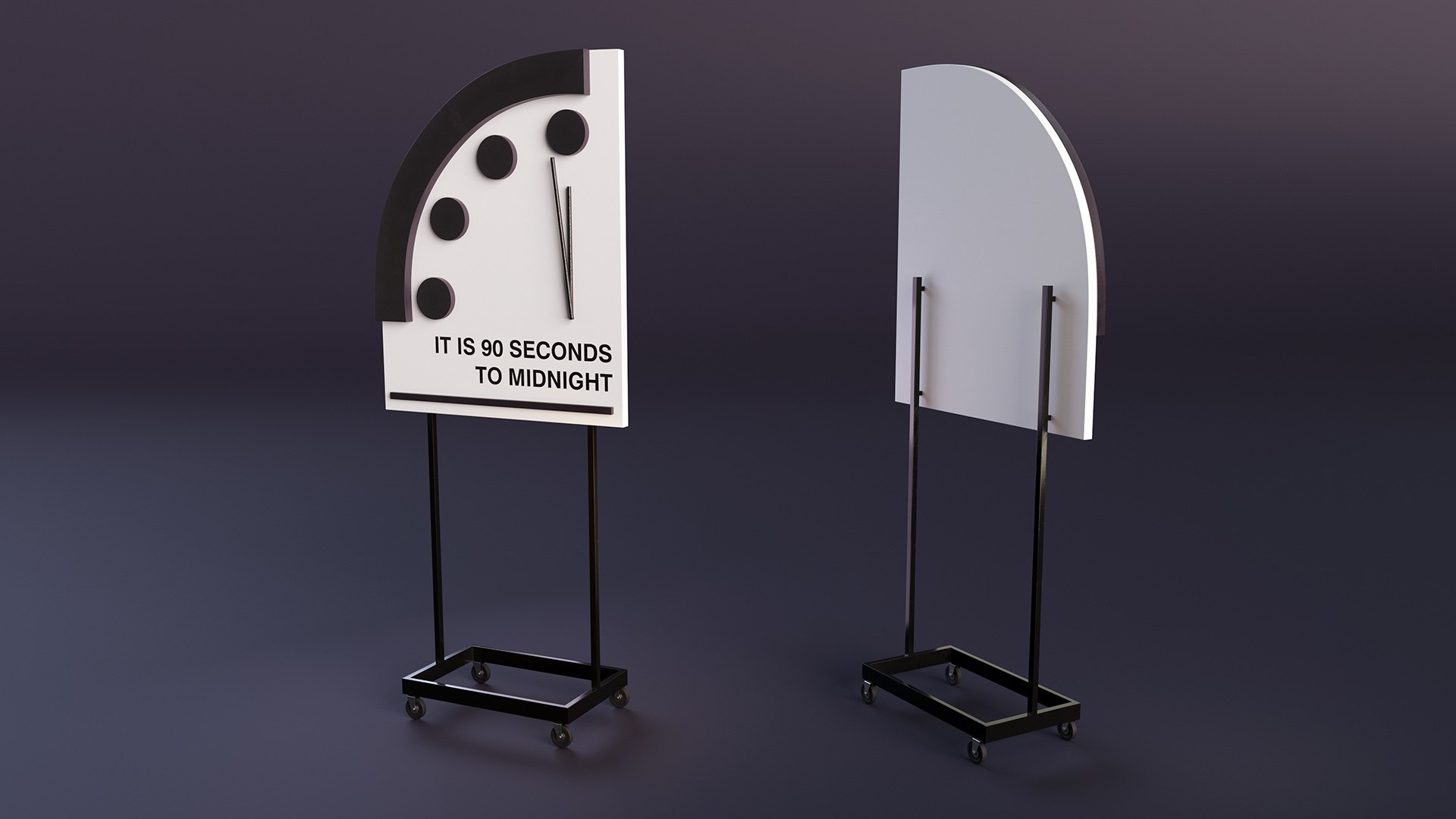 3D Doomsday Clock - TurboSquid 2273688
