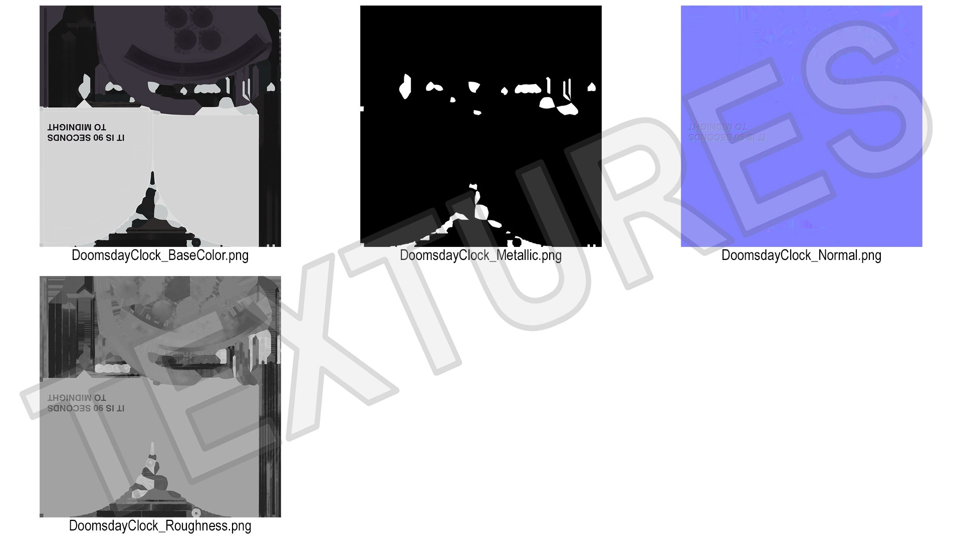 3D Doomsday Clock - TurboSquid 2273688