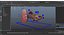 Guppy Fish Red Snake Rigged for Maya