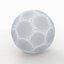 Soccerball SuperHighPoly red white