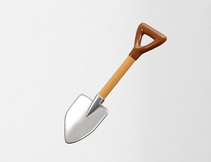 3D Farm shovel model