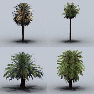 3ds max date palm trees