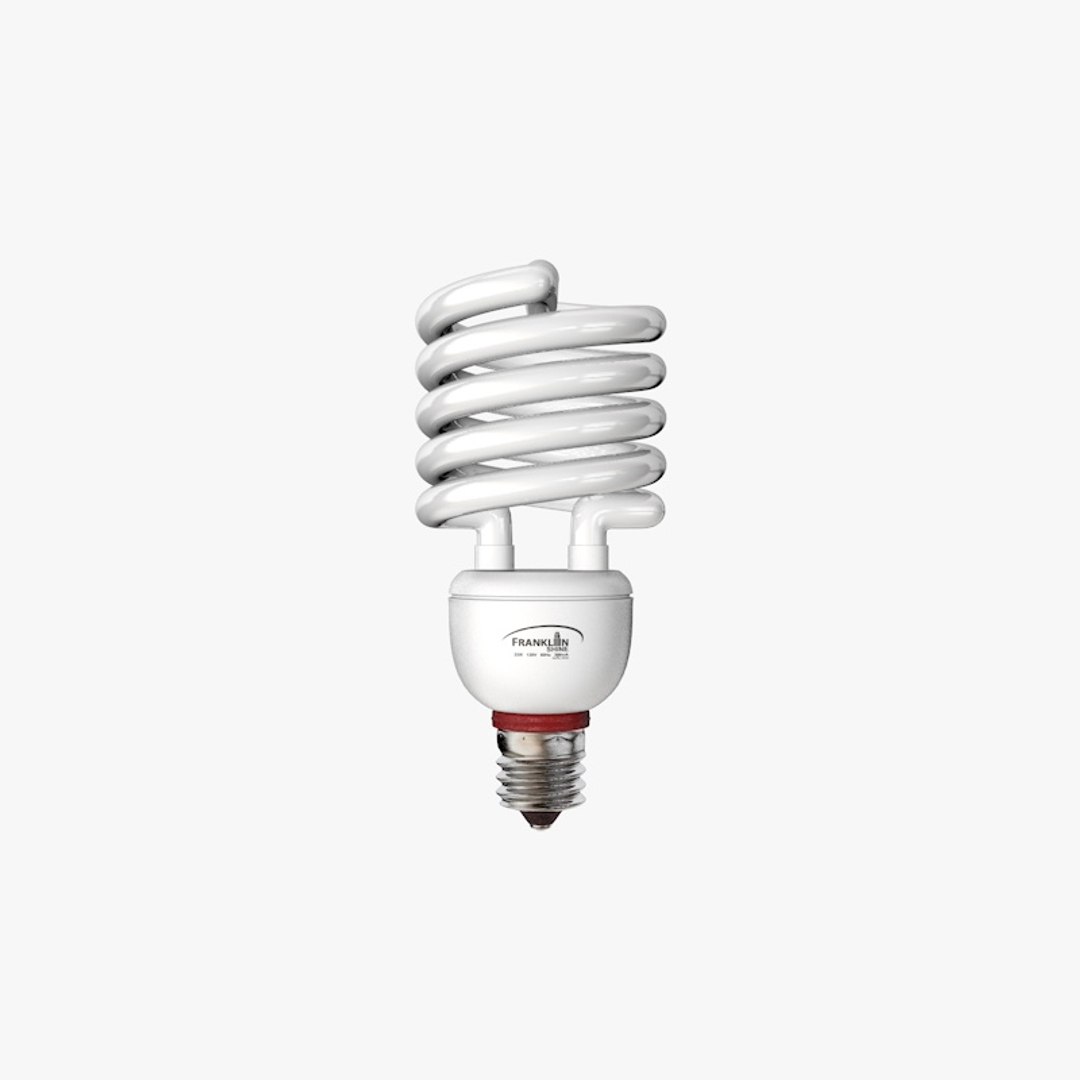 3d Model Fluorescent Light Bulb