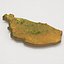 Cabo Verde Realistic 3D Terrain Map