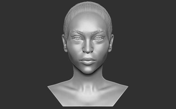 3D bust woman printing