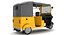 tuk-tuk modeled 3D model