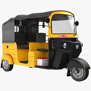 tuk-tuk modeled 3D model