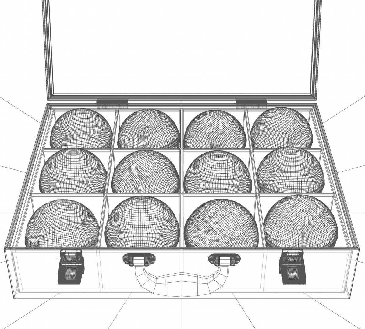 3D Red Cricket Ball Box Collection Model TurboSquid 2091322