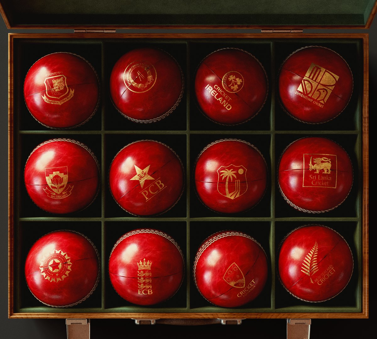 3D Red Cricket Ball Box Collection Model TurboSquid 2091322