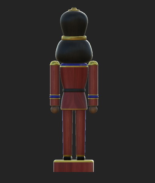 3D nutcracker nut cracker TurboSquid 1675597