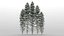 3d 20 picea trees
