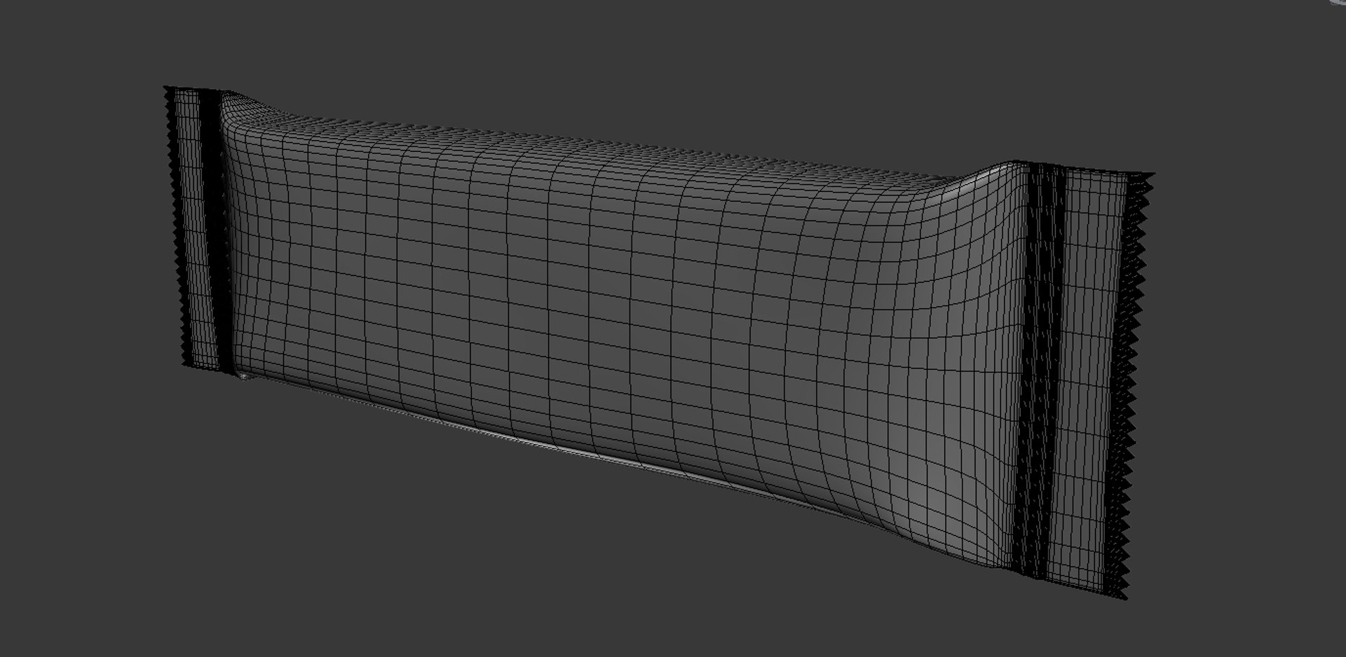 Chocolate Snickers 3d Model