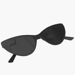 Sunglasses cat eye 3D